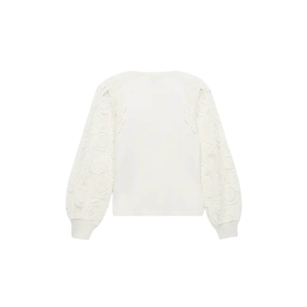 Mint Velvet Cream Crochet Detail Jumper